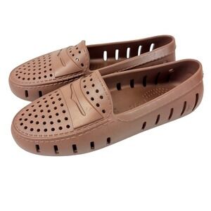 Floafers‎ Prodigy Driver Slip-On Womens Size 8 Brown Washable Shoes